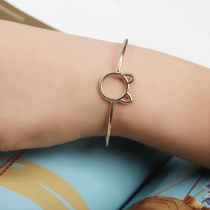 cartoon animal cat ear opening adjustable bracelet environmentally friendly copper jewelry bracelets bangles wholesale