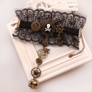 latest Style Hand-Made Jewelry Pirates Steam Engine Series Retro Bracelet Lace Jewelry bangle wholesale