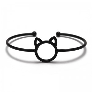 cartoon animal cat ear opening adjustable bracelet environmentally friendly copper jewelry bracelets bangles wholesale