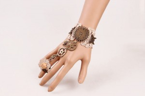 Hot Gothic Lace Retro High-End Bracelet with Gear Watch Series Big Hand Jewelry bangle